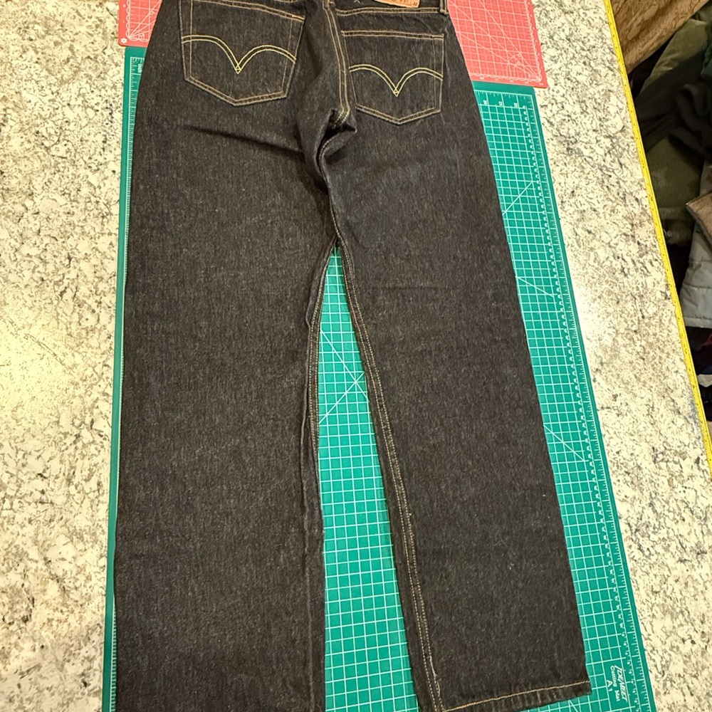 Levi’s 501 XX Dark Wash Jeans 33x32 Button Fly Classic Straight - Picture 5 of 15